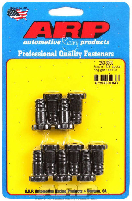 Ring Gear Bolt Kit - 7/16-20 in Thread - 0.94 in Long - 12 Point Head - Chromoly - Black Oxide - Ford 8.8 / 9 in - Set of 10