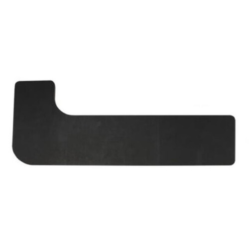 Valance Support - Lower - 0.25 in Thick - Plastic - Black - Each