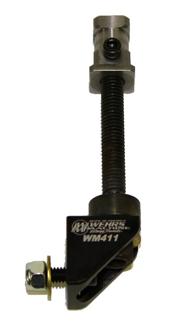 T-Bar Adjuster - Bolt-On / Weld-On - 0.75 in Square Bar Mount - 16 Gauge - Aluminum / Chromoly - Black Anodized / Black - Kit