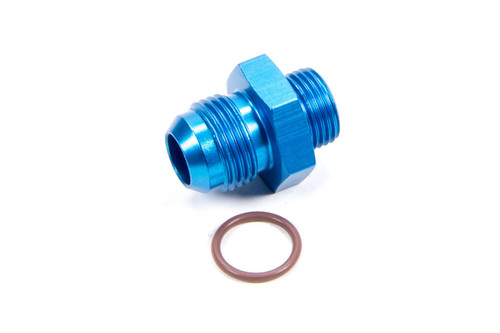 Fitting - Adapter - Straight - 8 AN Male O-Ring to 10 AN Male - Aluminum - Blue Anodized - Each