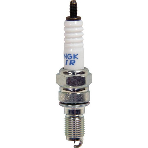 Spark Plug - NGK Laser Iridium - 10 mm Thread - 0.749 in Reach - Gasket Seat - Stock Number 7556 - Resistor - Each