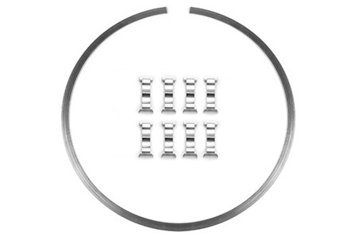 Retaining Ring - Steel - Natural - 7.18 in Diameter - Brake Hardware Clips Included - Each Retaining Ring - Steel - Natural - 7.18 in Diameter - Brake Hardware Clips Included - Each