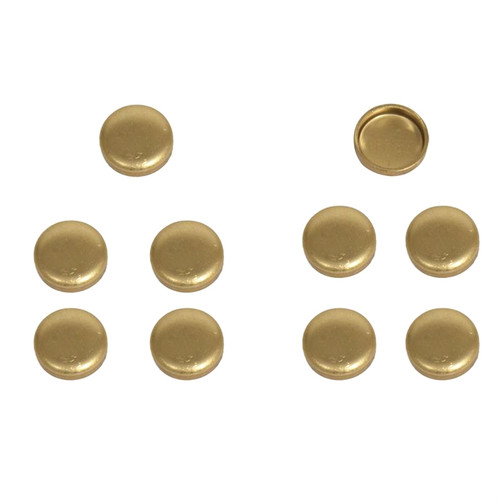 Freeze Plug - 1 in - Brass - Natural - Universal - Set of 10