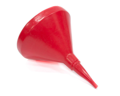 Funnel - 14 in OD - Plastic - Red - Each
