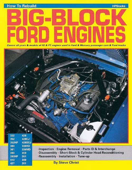 Book - How to Rebuild Big-Block Ford Engines - 160 Pages - Paperback - Each