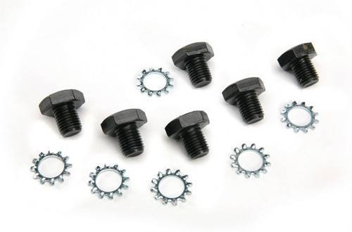 Flexplate Bolt Kit - 7/16-20 in Thread - 0.500 in Long - Hex Head - Steel - Black Oxide - Mopar - Set of 6 Flexplate Bolt Kit - 7/16-20 in Thread - 0.500 in Long - Hex Head - Steel - Black Oxide - Mopar - Set of 6