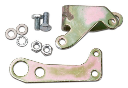 Throttle Lever Adapter - Throttle / Kickdown - Steel - Cadmium - Early Holley 4150 Carburetor - Mopar - Kit Throttle Lever Adapter - Throttle / Kickdown - Steel - Cadmium - Early Holley 4150 Carburetor - Mopar - Kit
