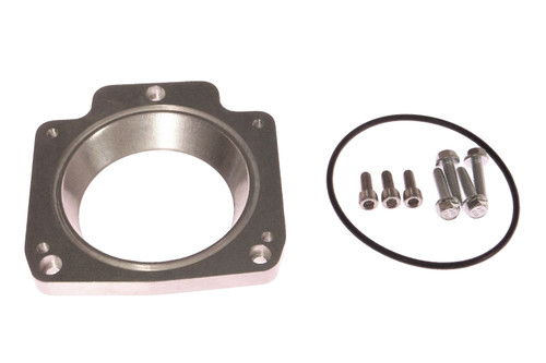 Throttle Body Adapter - O-Ring / Hardware - Aluminum - Natural - Small Block Chevy - Each