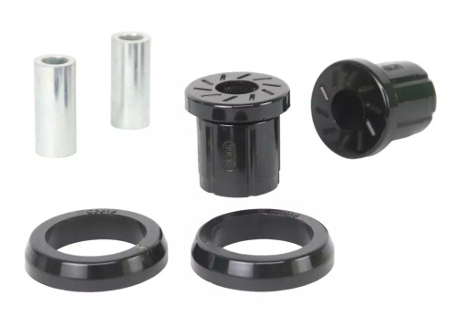 Axle Pivot Bushing - Rear - Polyurethane / Steel - Black / Zinc Oxide - Mazda B-Series 1994-97 - Kit Axle Pivot Bushing - Rear - Polyurethane / Steel - Black / Zinc Oxide - Mazda B-Series 1994-97 - Kit
