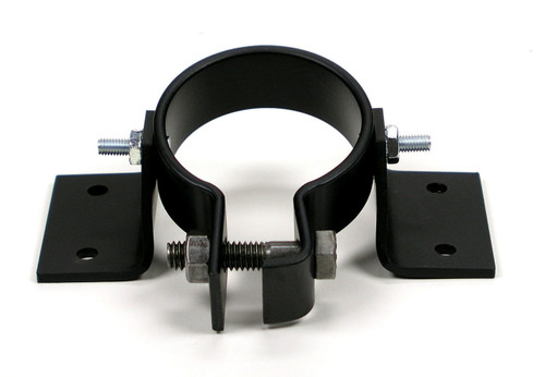 Steering Column Bracket - 2 in Diameter Tube - Adjustable - Steel - Black Paint - Each