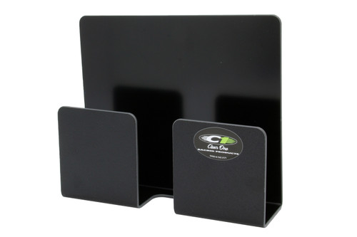 Broom Holder - 13 x 11 x 5 in - Plastic - Black - Each