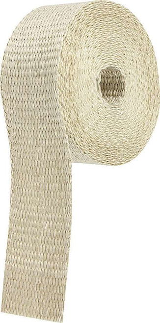 Exhaust Wrap - 2 in Wide - 25 ft Roll - Woven Fiberglass - Natural - Each