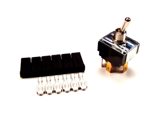 Toggle Switch - Turn Signal - 1/4 in Female Connectors Included - Each