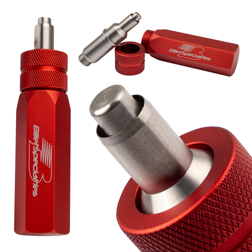 Hose Spreader - 6 AN / 10 AN PTFE Hose - Aluminum Handle - Red Anodized - Each