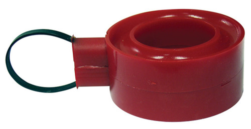 Spring Rubber - Hard - 2-1/2 to 2-5/8 in Springs - 1-1/4 in Height - Polyurethane - Red - Each