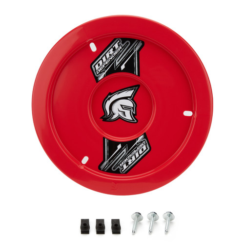 Mud Cover - Gen II - Bolt-On - Hardware Included - Cover Only - Plastic - Red - 15 in Wheels - Each