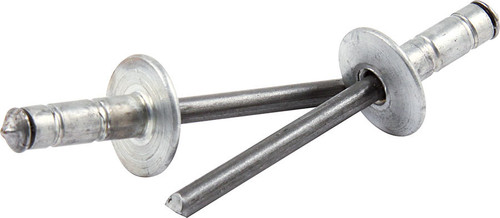 Rivet - 1/2 in Head - 3/16 in Aluminum Mandrel - 1/16-3/8 in Grip Range - Aluminum - Natural - Set of 250