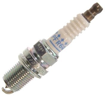 Spark Plug - NGK Laser Platinum - 14 mm Thread - 0.749 in Reach - Gasket Seat - Stock Number 6458 - Resistor - Each