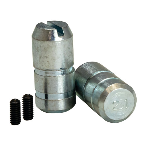 Bellhousing Dowel Pin - Extra Long - 1.328 in Long - 0.625 in Diameter - 0.021 in Offset - Steel - GM V6 / V8 - Pair
