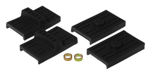 Leaf Spring Cushion - Rear - Polyurethane - Black - GM F-Body 1970-81 Multi-Leaf - Kit