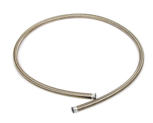 Hose - PTFE Racing Hose - 6 AN - 3 ft - Braided Stainless / PTFE - Natural - Each