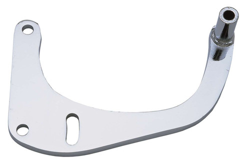 Alternator Bracket - Driver Side - Low Mount - Block Mount - Steel - Chrome - GM Alternator - Short Water Pump - Small Block Chevy - Kit