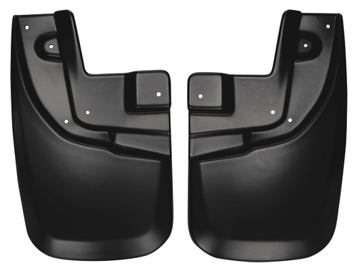 Mud Flap - Mud Guards - Front - Plastic - Black / Textured - Toyota Compact Truck 2005-14 - Pair