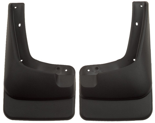 Mud Flap - Mud Guards - Front - Plastic - Black / Textured - Ford Fullsize Truck 1999-2007 - Pair