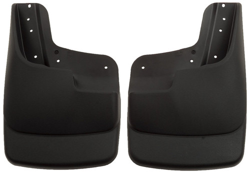 Mud Flap - Mud Guards - Front - Plastic - Black / Textured - Ford Fullsize Truck 1999-2010 - Pair