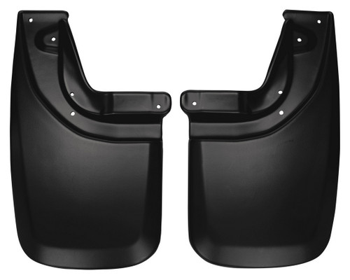 Mud Flap - Mud Guards - Rear - Plastic - Black / Textured - Toyota Compact Truck 2005-14 - Pair