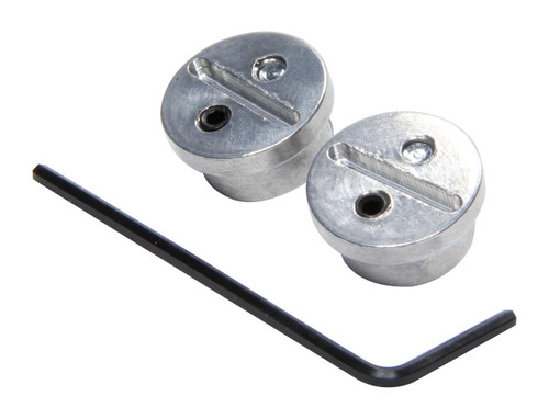 Helmet Tear Off Post - Locking - Set Screw - Aluminum - Natural - Kit