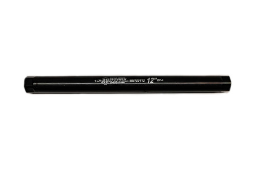 Suspension Tube - 1 OD - 12 in Long - 3/4-16 in Female Thread - Steel - Black Oxide - Each