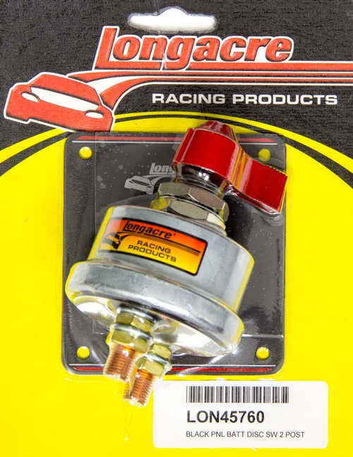 Battery Disconnect - Rotary Switch - 2 Terminal - 175 amps - 6-36V - Aluminum Panel - Each Battery Disconnect - Rotary Switch - 2 Terminal - 175 amps - 6-36V - Aluminum Panel - Each