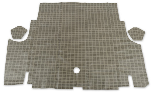 Cargo Liner - Trunk - Vinyl - Black / Gray / White - Ford Mustang 1965-66 - Each