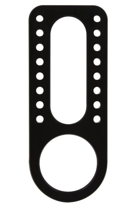 Steering Box Mount - Top Mount - Aluminum - Black Anodized - Sprint Car - Each