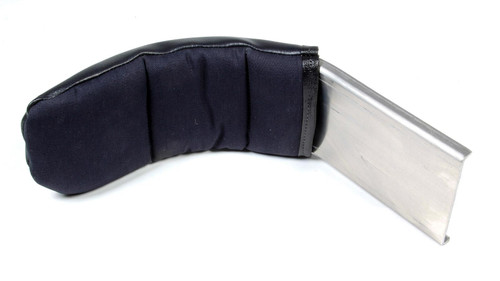 Shoulder Support - Passenger Side - Single Layer - Black Cloth Cover Included - Aluminum - Natural - Butler Built Seats - Each Shoulder Support - Passenger Side - Single Layer - Black Cloth Cover Included - Aluminum - Natural - Butler Built Seats - Each