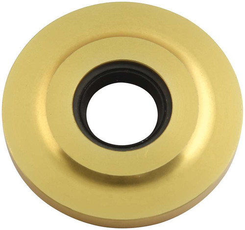 Cam Seal Plate - 2.253 in OD - Aluminum - Gold Anodized - Rodeck Block - Small Block Chevy - Each