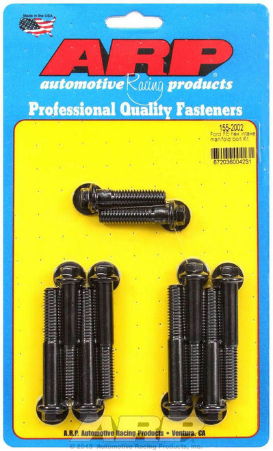 Intake Manifold Bolt Kit - Hex Head - Chromoly - Black Oxide - Ford FE-Series - Kit