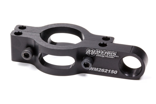 Steering Support Bracket - Bolt-On - 1-1/2 in Tube - 3/4 in Spherical Rod End - Steel - Black Powder Coat - Each