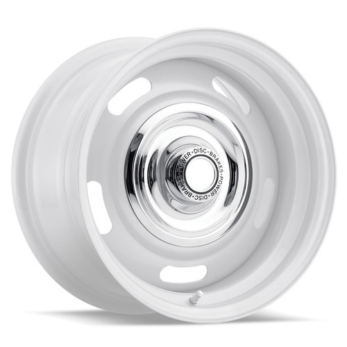 Wheel Center Cap - Power Disc - Plastic - Chrome - Vision Rallye Wheel - Each