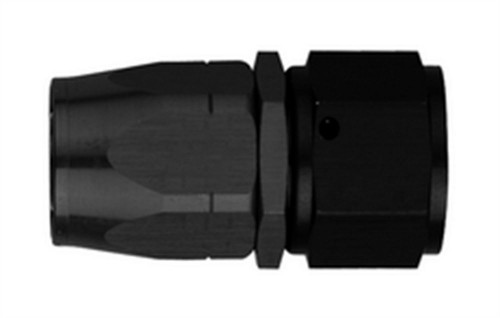 Fitting - Hose End - AQP/Startlite - Straight - 10 AN Hose Crimp to 10 AN Female Swivel - Aluminum - Black Anodized - Each