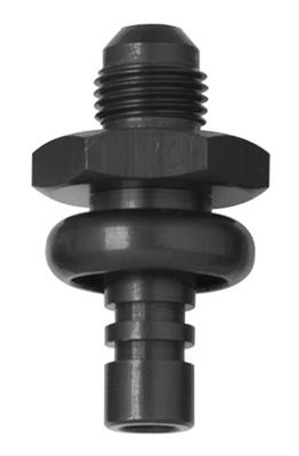 Fitting - Adapter - Straight - 6 AN Male to 0.550 in Ford Return Side EFI - Aluminum - Black Anodized - Each