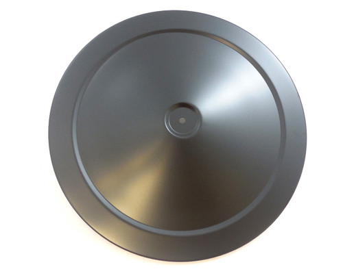 Air Cleaner Lid - Muscle Car Style - 14 in Round - Steel - Black Powder Coat - Each Air Cleaner Lid - Muscle Car Style - 14 in Round - Steel - Black Powder Coat - Each