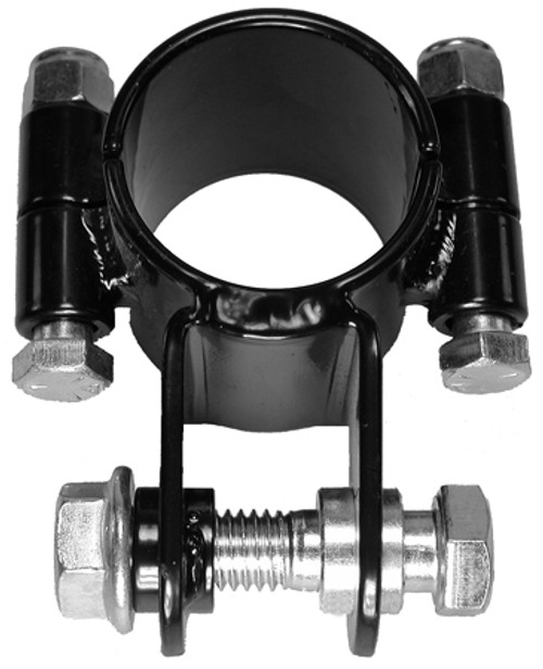 Shock Mount - Clamp-On - Steel - Black Powder Coat - 1-1/4 in OD Tube - Each