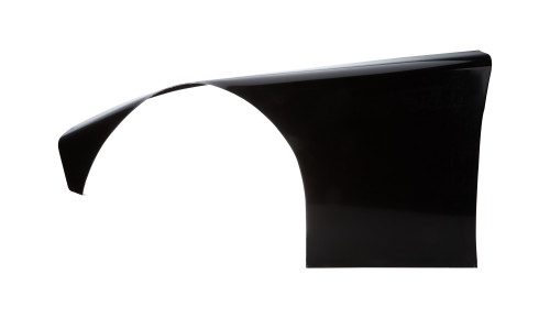 Fender - Driver Side - Dirt Grand National - Straight Up - Aluminum - Black Paint - Each Fender - Driver Side - Dirt Grand National - Straight Up - Aluminum - Black Paint - Each