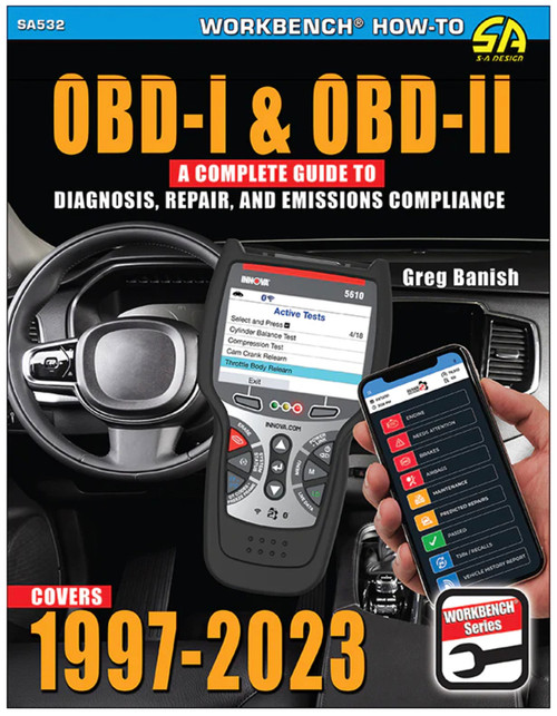 Book - OBD-1 & OBD-II: A Complete Guide to Diagnosis, Repair, and Emissions Compliance - 160 Pages - Paperback - Each