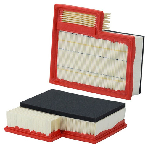 Air Filter Element - Panel - 10.875 in L x 9.5 in W x 2.896 in H - Paper - White - Ford Transit Van 2015-21 - Each