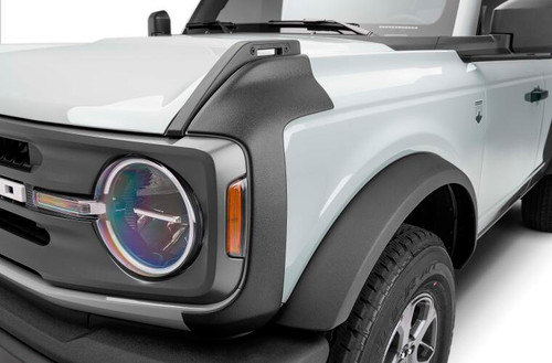 Body Guard - Trail Armor - Corner - Front - Stick-On - Plastic - Black - Ford Midsize SUV 2021-22 - Pair