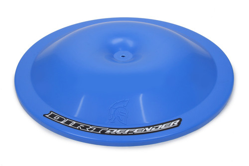 Air Cleaner Lid - 14 in Round - Dirt Defender Logo - Plastic - Lite Blue - Each