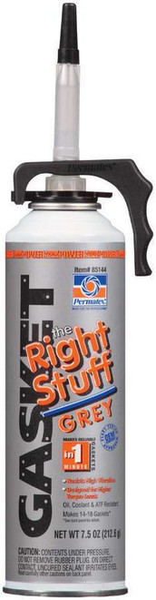 Sealant - The Right Stuff - Silicone Gray - Silicone - 7.50 oz Aerosol - Each